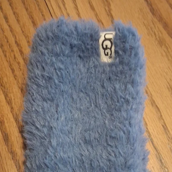 UGG Teddi Cozy Crew Sock, Blue NWOT - Picture 5 of 5